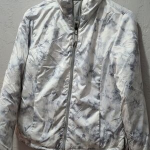 ZeroXposur Women's White and Gray Puffer Jacket